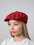 Кепка STETSON арт. 6841148 HATTERAS SUSTAINABLE CORDUROY (красный)
